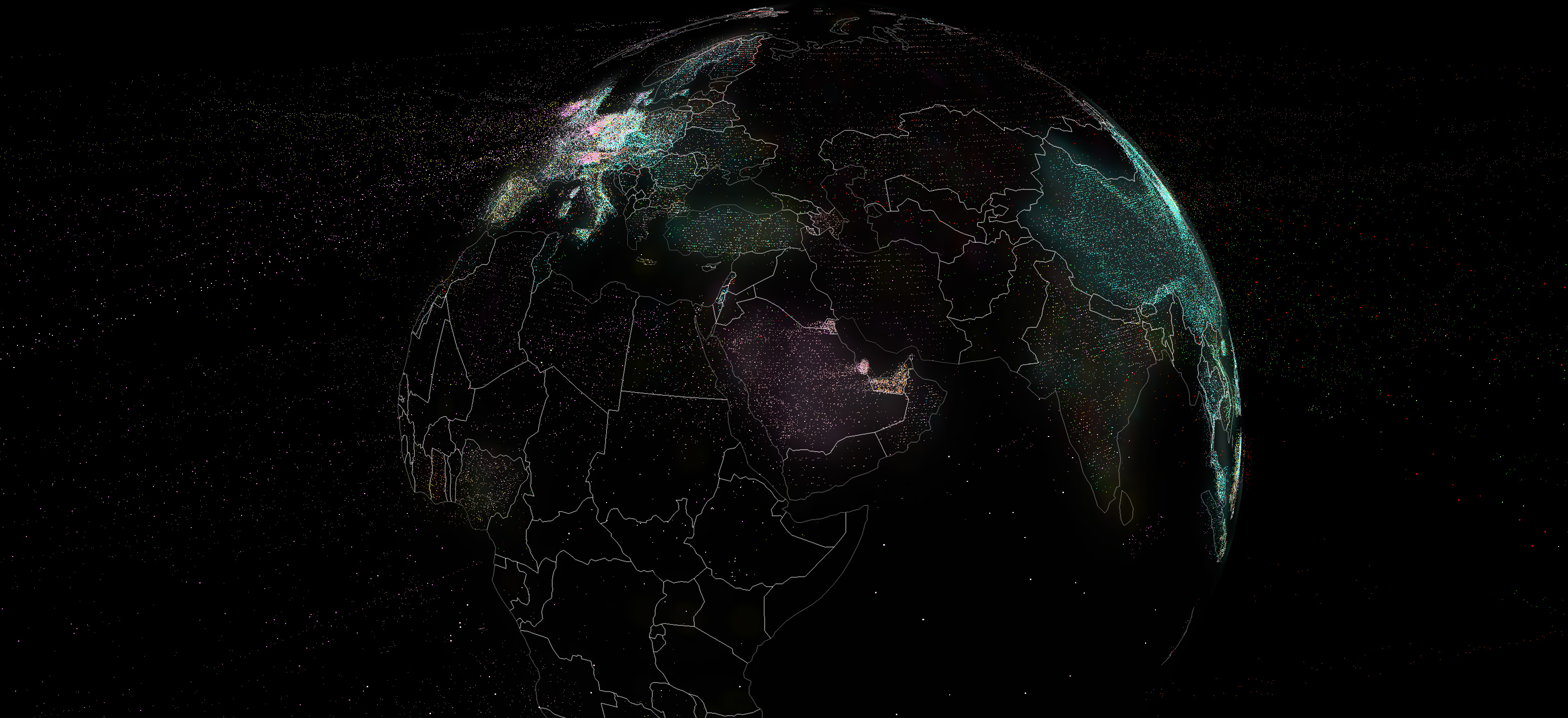 Globe of economic complexity