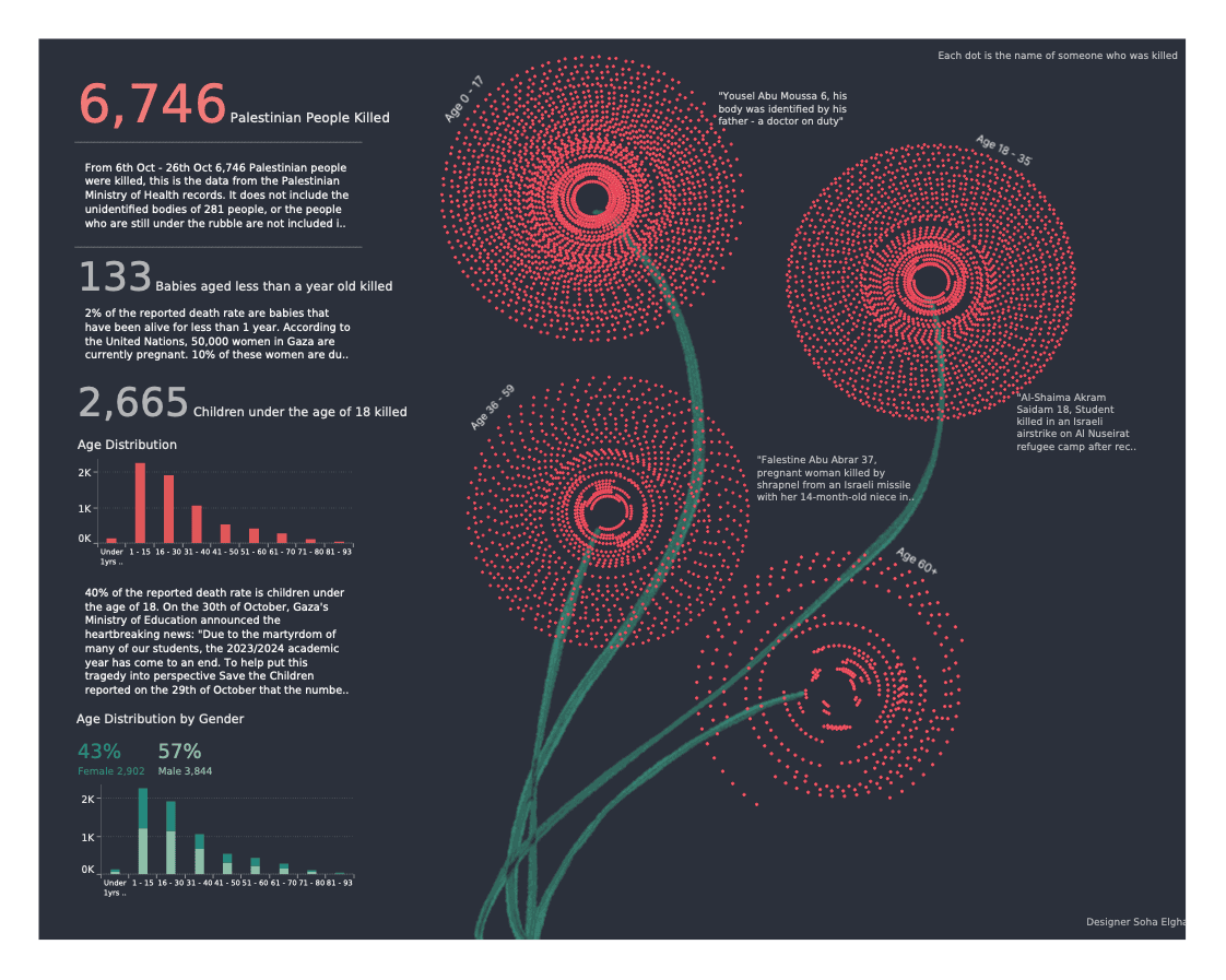 Data-Visualisation-Gaza-Palestine-Death-Toll
