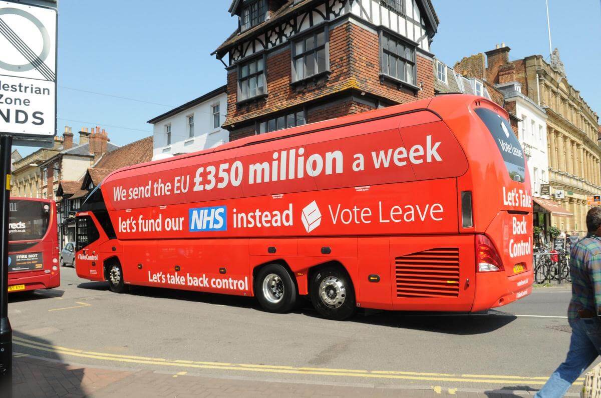Vote leave bus