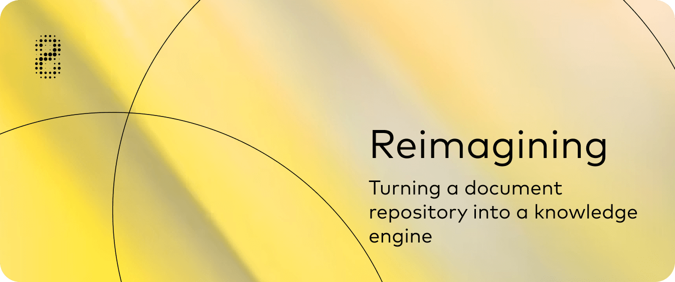 Cover - Reimagining : Turning a document repository into a knowledge engine