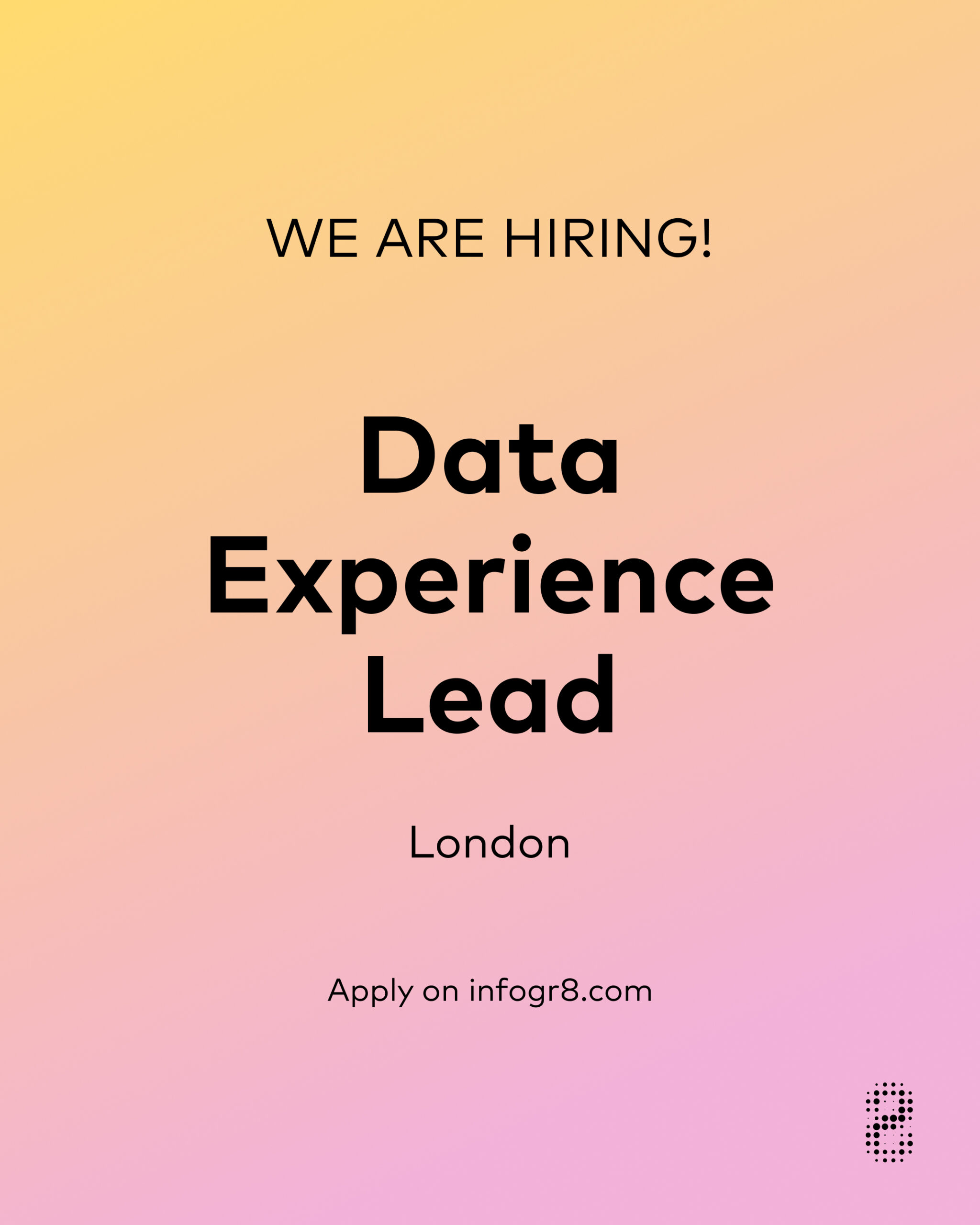 Data experience lead
